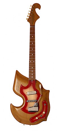 Harvey Thomas Lyer naturel Custom guitar 1