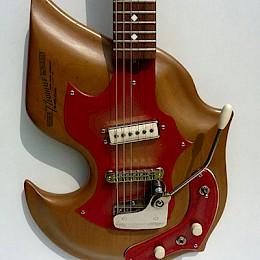 Harvey Thomas Lyer naturel Custom guitar 6