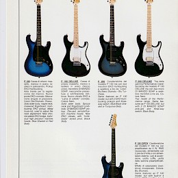 1980s Eko amplifier & guitar series product flyers catalog 17