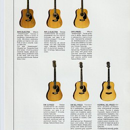 1980s Eko amplifier & guitar series product flyers catalog 27