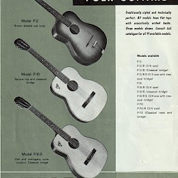1963 Eko guitar & bass brochure made in Italy 6