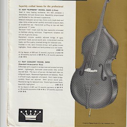 1964 Kay from USA - guitars, banjos, cellos, basses & strings catalog15