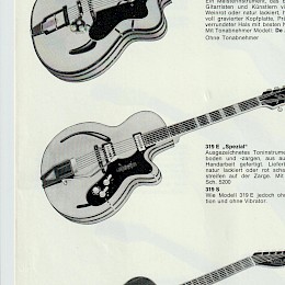 1964-65 Hopf musical instruments Europa Full program dealer catalog, made in Germany5