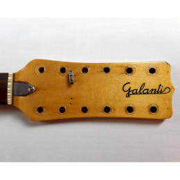 Vintage old 1960s Galanti 12 string project guitar neck made in Italy 1