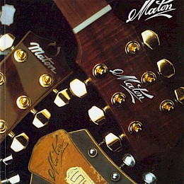 1990s Maton acoustic guitars catalog book made in Australia 1