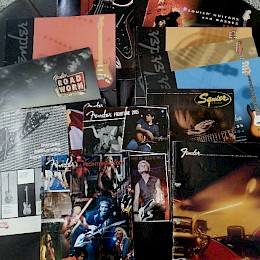 Fender catalog flyer brochures lot - 13 pieces -1