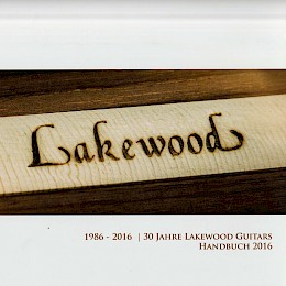 Lakewood 1986 - 2016, 30 years of Lakewood guitars book