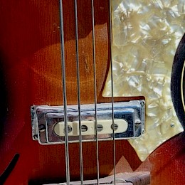 1960s Huttl, Klira Isana bass guitar pickup including surround made in Germany 3