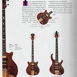 Alembic guitars & basses catalog 1989 made in USA 3