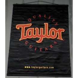 Taylor quality guitars banner 60 x 73 cm made in USA studio proberaum mancave
