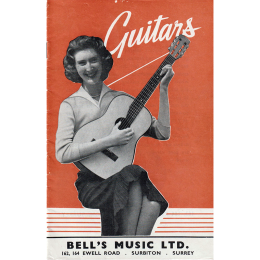 Bell guitars catalog 1958 Egmond Framus Klira made in UK