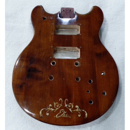 Eko C44 guitar body brown 1970 - 80s made in Italy