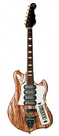 Welson V4 Marble Orange guitar 1