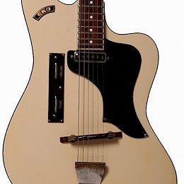 Ekomaster - Eko 400/1 white guitar 7
