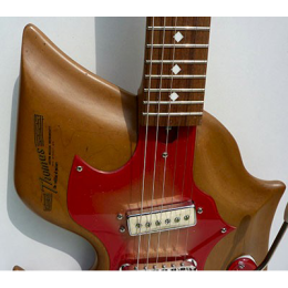 Harvey Thomas Lyer naturel Custom guitar 4