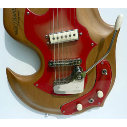 Harvey Thomas Lyer naturel Custom guitar 5