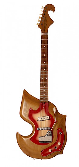 Harvey Thomas Lyer naturel Custom guitar 1