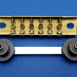 Schaller adjustable guitar bridge type: 20/10 gold 2