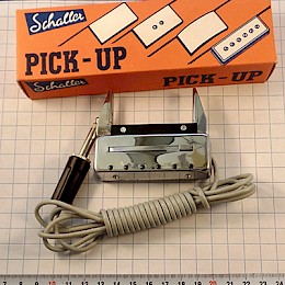 NOS boxed chrome Schaller singlecoil guitar pickup type: 10/42 Made in Germany 1968