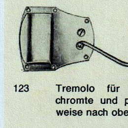 Schaller guitar tremolo tailpiece type:123 another catalog picture