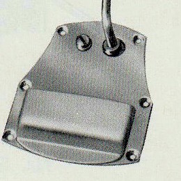 Schaller guitar tremolo tailpiece type:123 catalog picture