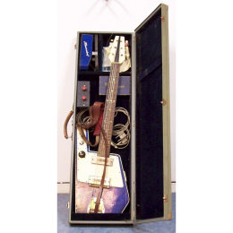 Weird 70s German Herrnsdorf guitar including case & case candy!