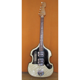 Alvaro Bartolini white perloid violin guitar