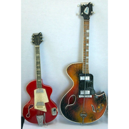 Wandre guitar bass miniatures 4