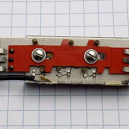 Vintage 60s Italian Goya Rangemaster selector unit side view