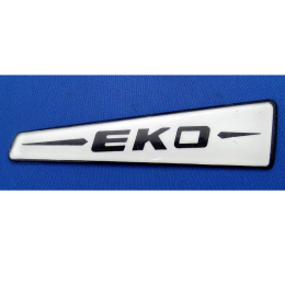 60 - 70s Eko guitar bass name tag 1