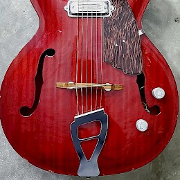Zerosette Contessa Sano JG guitar tailpiece made in italy 1960s d