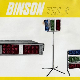 Binson TRL-1 Musicrom doublesided flyer - Italian, English, French, German 24,5x17cm - 9 euro!