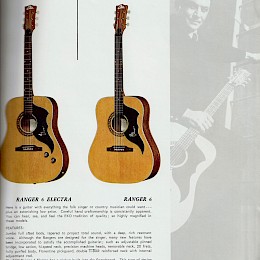 Vintage 1968 Eko guitar & bass catalogs - brochure - flyer - signed letter 38