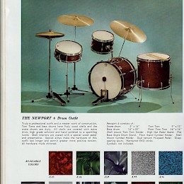 Vintage 1968 Eko guitar & bass catalogs - brochure - flyer - signed letter 48