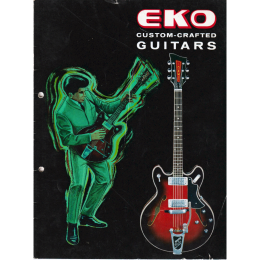1960s Eko guitar & bass catalog made in Italy 1