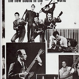 1969 Eko guitar & bass complete range folded poster 6