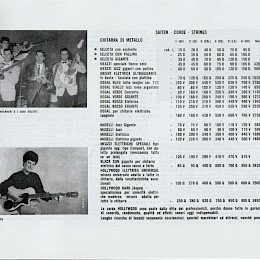 1964 Meazzi guitar bass amps accessoires catalog reïssue new 59