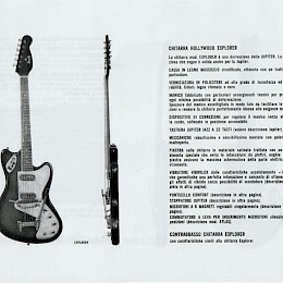 1964 Meazzi guitar bass amps accessoires catalog reïssue new 9