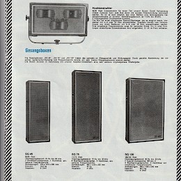1972 Schaller Electronic Gesangs- und Orchester- Geräte programm catalog 7