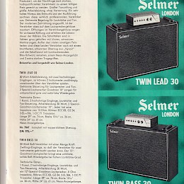 1960s Selmer Electronics Amp Catalog 5