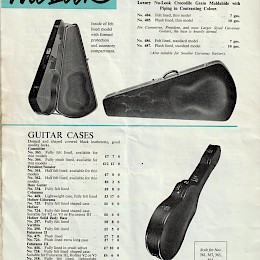 1962 Selmer Guitars & Strings catalog 20