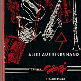 1959 Willy Hopf & Co musical instruments full line catalog, made in Germany 1