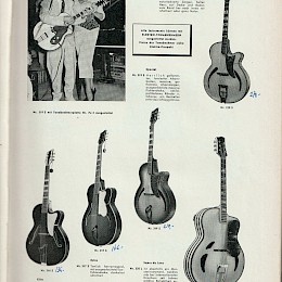 1959 Willy Hopf & Co musical instruments full line catalog, made in Germany 15