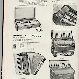 1959 Willy Hopf & Co musical instruments full line catalog, made in Germany 18