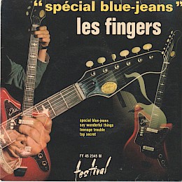 1960s Les Fingers single French Eko500 18x18cm - 19euro!