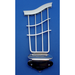 1960s Höfner model 62/10 archtop guitar tailpiece, made in Germany as used by Hopf Galaxie, Höfner Commitee, Ambassador, (New) President, Bjarton, Harmony and others1