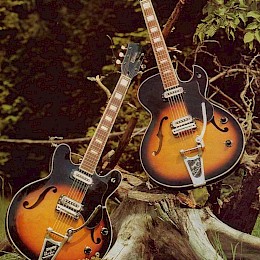 1960 70s German Echolette by Hoyer , Hopf Allround sunburst guitar body