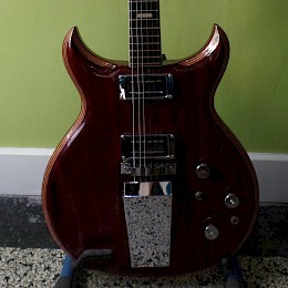 Vintage 1970s Hopf prototype guitar tailpiece example made in Germany