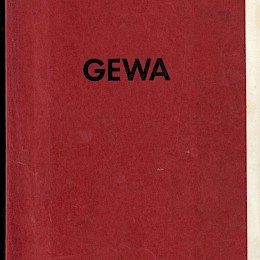 1963-64 GEWA Georg Walther Musikinstrumente, Etui & taschen fabrik catalog, made in Germany1