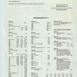 1963-64 GEWA Georg Walther Musikinstrumente, Etui & taschen fabrik catalog, made in Germany2